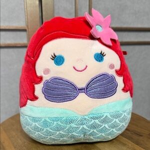 Squishmallows Disney Princess Ariel plush, 6.5 inches